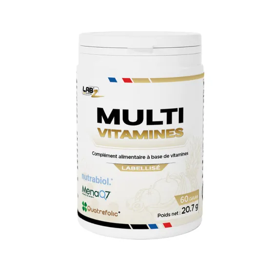 Multivitamines 60 Vcaps - Labz Nutrition